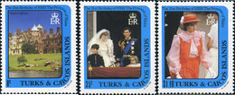 366631 MNH TURKS Y CAICOS 1982 21 ANIVERSARIO DE LA PRINCESA DE GALES - Turks And Caicos