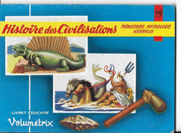 Fiches Didactiques Livret Educatif VOLUMETRIX N°19 Histoire Des Civilisations Préhistoire Mythologie Hébreux - Didactische Kaarten