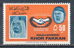 °°° KHOR FAKKAN - MI N°44 - 1966 MNH °°° - Khor Fakkan