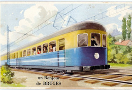 Carte à Système Neuve Complète Très Bon état Belgique (Bruges) - Trains