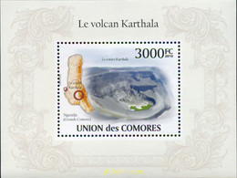 368396 MNH COMORES 2009 VOLCAN KARTHALA - Volcans