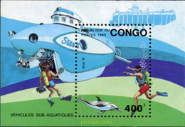 368868 MNH CONGO 1993 SUBMARINO - FDC