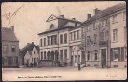 +++ CPA - JUMET - Place Du Chef-Lieu - Maison Communale - Café - 1904 // - Charleroi