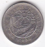 Malte 5 Cents 1986 , Cupronickel, KM#  77 - Malte