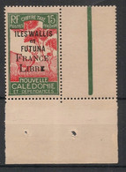 WALLIS ET FUTUNA - 1943 - Taxe TT N°Yv. 28a - France Libre 15c - VARIETE E Gras - Neuf GC** / MNH / Postfrisch - Timbres-taxe