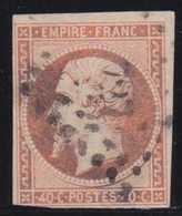 France   .  Y&T    .    16      .      O     .      Oblitéré - 1853-1860 Napoleon III