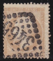 France   .  Y&T    .    21    .      O     .      Oblitéré - 1862 Napoléon III