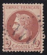 France   .  Y&T    .    26  (2 Scans)     .      O     .      Oblitéré - 1863-1870 Napoleon III Gelauwerd