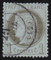 France   .  Y&T    .     50        .      O     .      Oblitéré - 1871-1875 Cérès