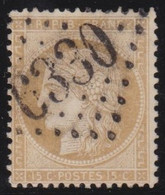 France   .  Y&T    .     59    .      O     .      Oblitéré - 1871-1875 Ceres