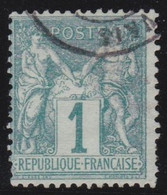 France   .  Y&T    .     61  (2 Scans)      .      O     .      Oblitéré - 1876-1878 Sage (Tipo I)