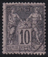 France   .  Y&T    .     103    .      O     .      Oblitéré - 1898-1900 Sage (Type III)