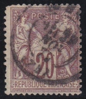 France   .  Y&T    .     67     .      O     .      Oblitéré - 1876-1878 Sage (Typ I)
