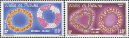 574229 MNH WALLIS Y FUTUNA 1979 COLLARES DE FLORES - Usati