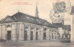 Beaumont Sur Sarthe           72         Halle Aux Grains Et Salle Des Fêtes       (voir Scan) - Beaumont Sur Sarthe