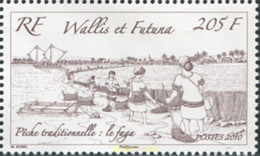 575250 MNH WALLIS Y FUTUNA 2010 PESCA TRADICIONAL - Usados