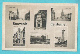 * Jumet (Charleroi - Hainaut - La Wallonie) * (L'édition Belge) Souvenir De Jumet, Chapelle, La Gare, église, Théatre - Charleroi