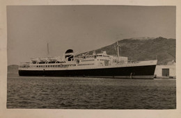 Bateau - Carte Photo - Paquebot PRÉSIDENT DE CAZALET - Compagnie De Navigation Mixte - Steamers