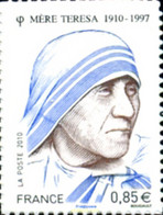 250710 MNH FRANCIA 2010 - Mère Teresa