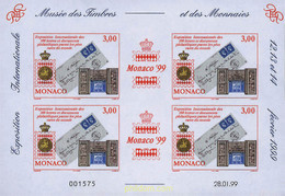 578690 MNH MONACO 1999 MONACO 99. EXPOSICION FILATELICA INTERNACIONAL - Otros & Sin Clasificación