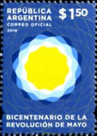247901 MNH ARGENTINA 2010 BICENTENARIO DE LA REVOLUCION DE MAYO 1810 - Gebruikt