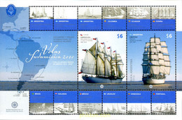247899 MNH ARGENTINA 2010 REGATA - VELAS SUDAMERICA 2010 - Used Stamps