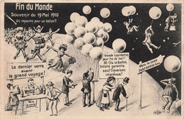 CPA Politique - Fin Du Monde - Souvenir Du 19 Mai 1910 - Un Royaume Pour Un Ballon - ELD - Grand Voyage - Eventi