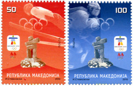 247327 MNH MACEDONIA 2010 21 JUEGOS OLIMPICOS INVIERNO VANCOUVER 2010 - Invierno 2010: Vancouver