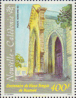 584367 MNH NUEVA CALEDONIA 1993 CENTENARIO DEL VIEJO TEMPLO DE NOUMEA - Usati