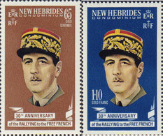 584618 MNH NUEVAS HEBRIDAS 1970 ORGANIZACION FRANCIA LIBRE - Colecciones & Series