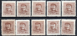 CHINE ORIENTALE 1949 SANS GOMME - Ostchina 1949-50