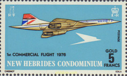 679101 MNH NUEVAS HEBRIDAS 1976 CONCORDE - Verzamelingen & Reeksen