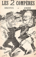 CPA Politique Satirique - Illustrateur Roberty - Les 2 Compères Dreyfus Et André - Edition Française A M L - Satirische