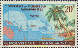 584811 MNH POLINESIA FRANCESA 1962 5 CONFERENCIA PACIFICO SUR - Usados