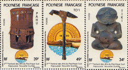 584905 MNH POLINESIA FRANCESA 1980 FESTIVAL ARTISTICO - Gebruikt