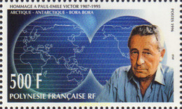 585046 MNH POLINESIA FRANCESA 1996 HOMENAJE A PAUL-EMILE VICTOR - Gebruikt