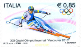 244286 MNH ITALIA 2010 21 JUEGOS OLIMPICOS INVIERNO VANCOUVER 2010 - Winter 2010: Vancouver