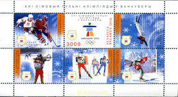 244283 MNH BIELORRUSIA 2010 21 JUEGOS OLIMPICOS INVIERNO VANCOUVER 2010 - Hiver 2010: Vancouver