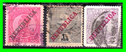 PORTUGAL … “ SELLOS AÑO 1910 REY MANUEL II CON LA SOBRECARGA ( REPUBLICA ) - Used Stamps