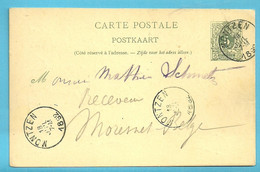 Entier Stempel MONTZEN Op 18/7/1892 (Oostkantons - Canton De L'est) - OC55/105 Eupen & Malmédy