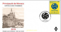 591624 MNH MONACO 2018 20 AÑOS DE LA UNION INTERNACIONAL DEL PENTATHLON MODERNO - Otros & Sin Clasificación