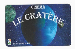 FRANCE CARTE CINEMA CINE LE CRATERE SAINT ARNOULT EN YVELINES - Movie Cards