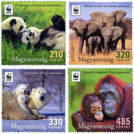 593225 MNH HUNGRIA 2018 WWF - Gebraucht