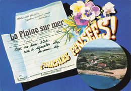 LA PLAINE Sur MER - Télégramme - Vue Aérienne - La-Plaine-sur-Mer