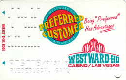 Casino WestWard-Ho Las Vegas - Casino Cards