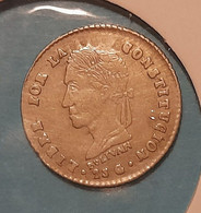 Bolivia 1/2 Half Sol 1860 Potossi Plata / Silver - Bolivie