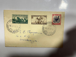 (2 M 19) New Zealand - 1956 - Southland (posted) - Lettres & Documents