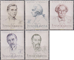 618335 MNH YUGOSLAVIA 1957 PERSONALIDADES YUGOSLAVAS - Collections, Lots & Séries
