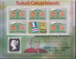 619306 MNH TURKS Y CAICOS 1980 EXPOSICION FILATELICA INTERNACIONAL - Turks And Caicos