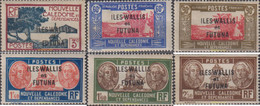 658439 HINGED WALLIS Y FUTUNA 1939 SELLOS DE NUEVA CALEDONIA SOBRECARGADOS - Used Stamps